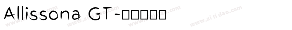 Allissona GT字体转换